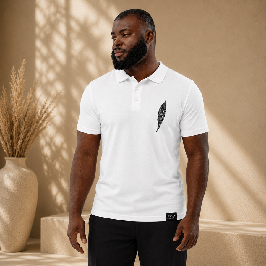 Polo Blanc Homme