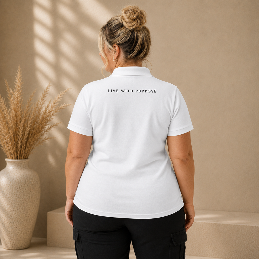 Polo Blanc Femme