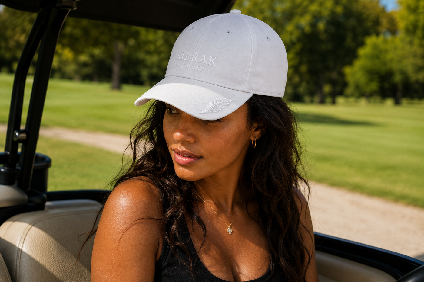 Casquette Blanche — Logo Blanc