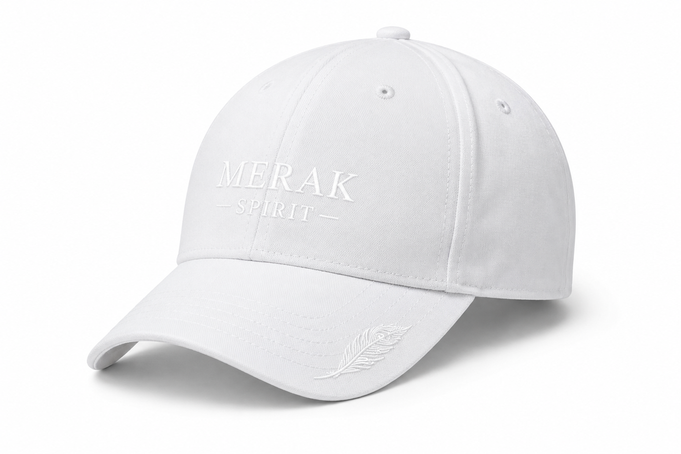 Casquette Blanche — Logo Blanc